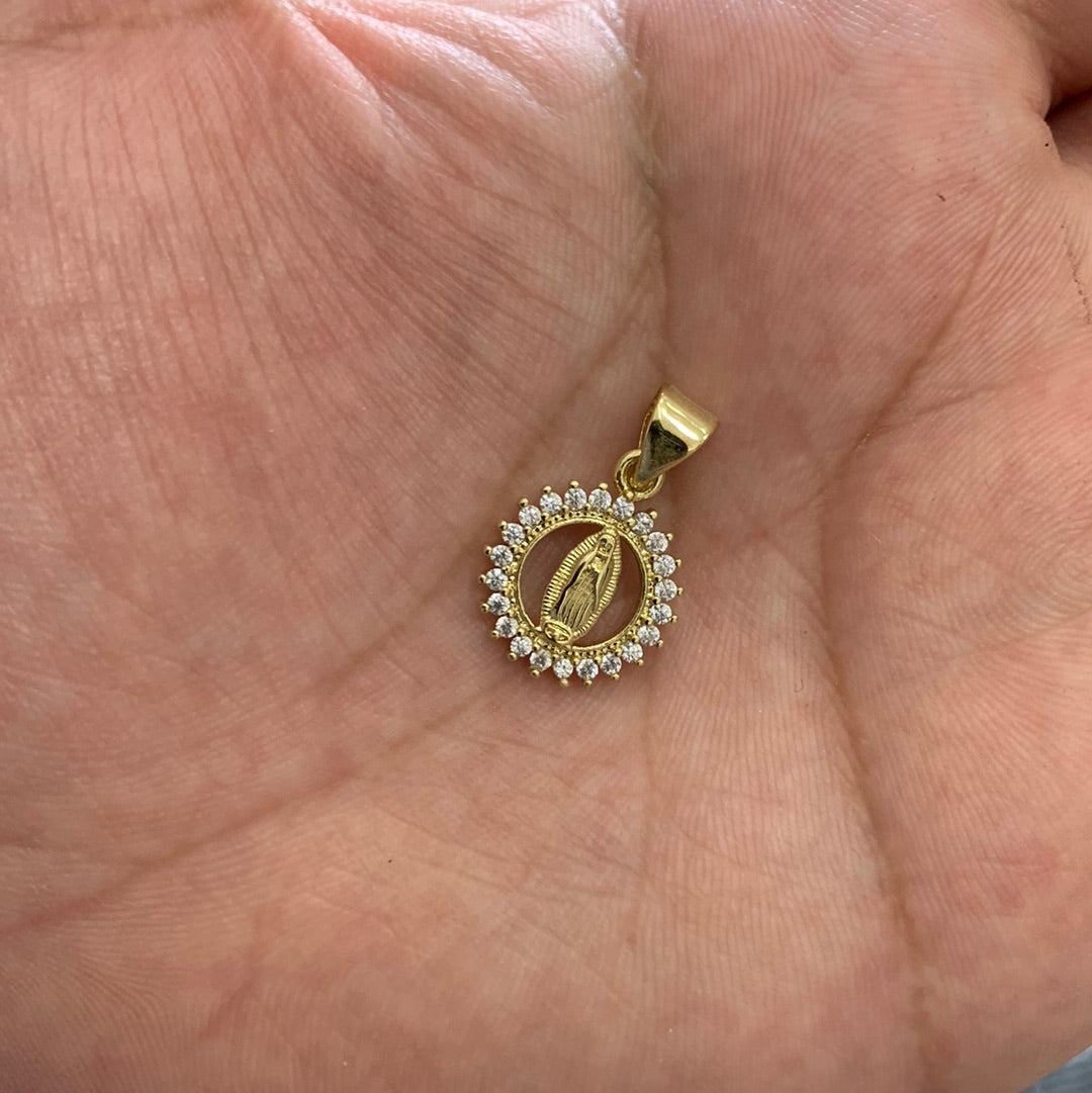Medallita virgen de Guadalupe