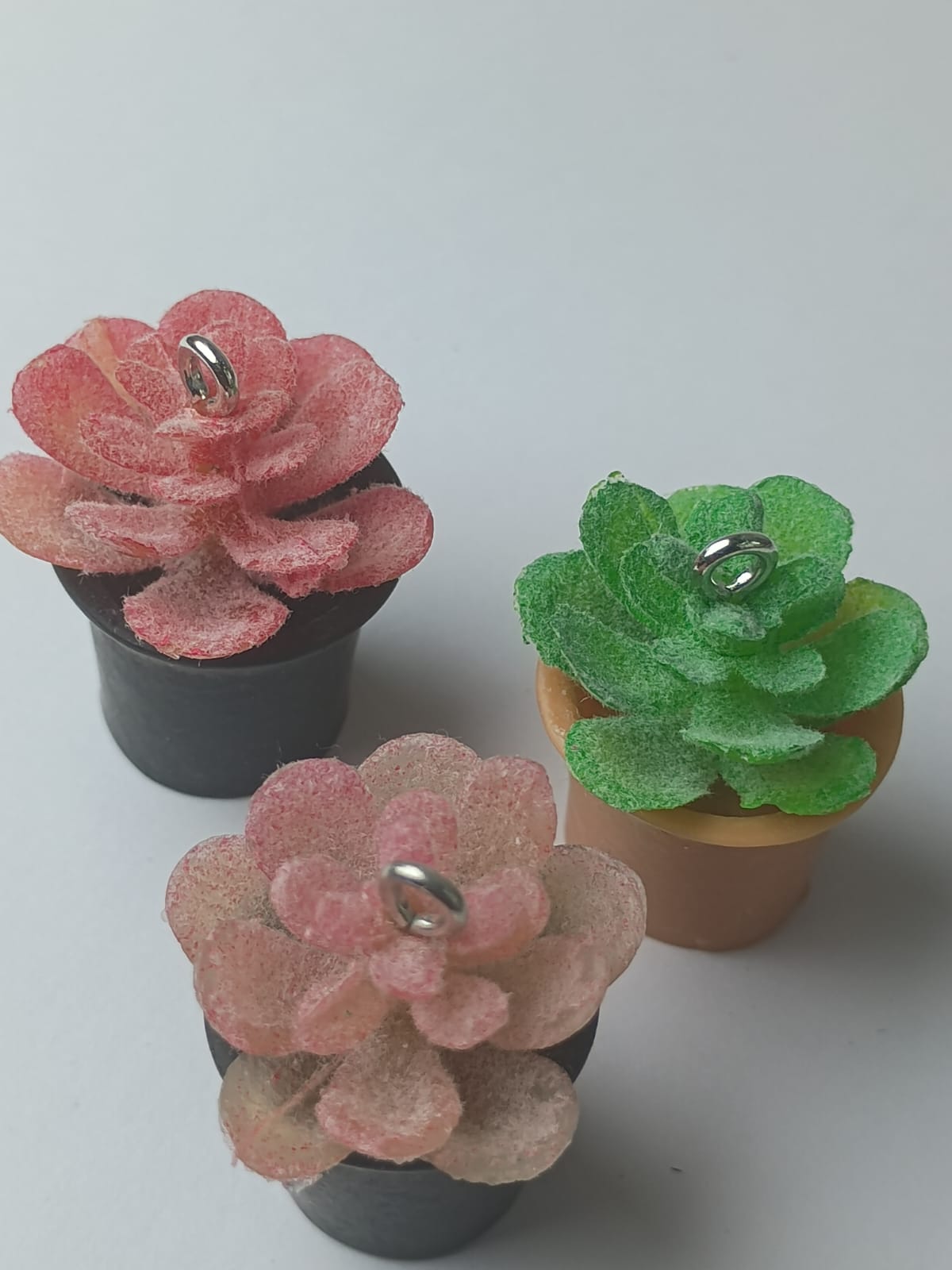 DIJE MACETA ACRILICO