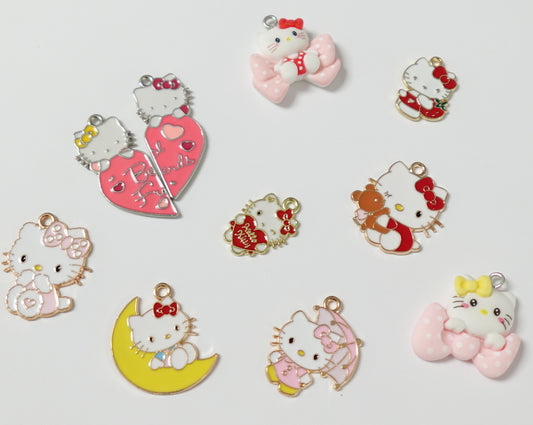 PAQUETE DIJES HELLO KITTY