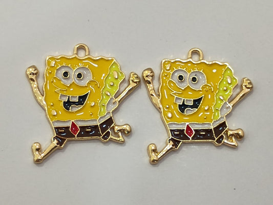 DIJE BOB ESPONJA ESMALTADO