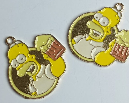 DIJE MEDALLA HOMERO SIMPSONS