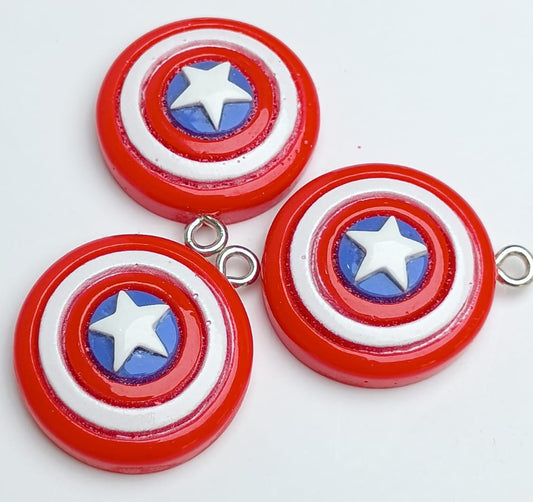 DIJE ESCUDO CAPITAN AMERICA