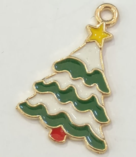 DIJE PINO DE NAVIDAD CON BLANCO