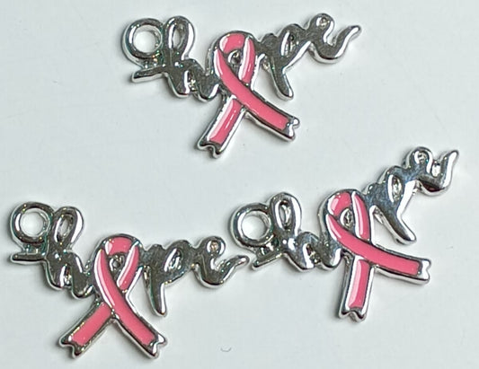 DIJE HOPE Y MOÑO MES ROSA