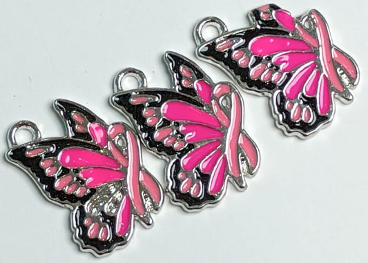 DIJE MARIPOSA ROSA