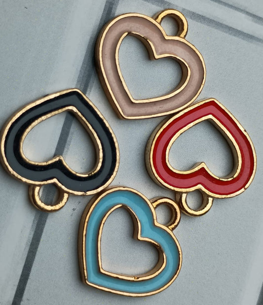 DIJE CORAZON COLORES
