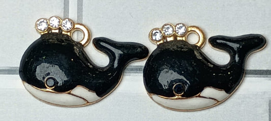 DIJE BALLENA ESMALTADA